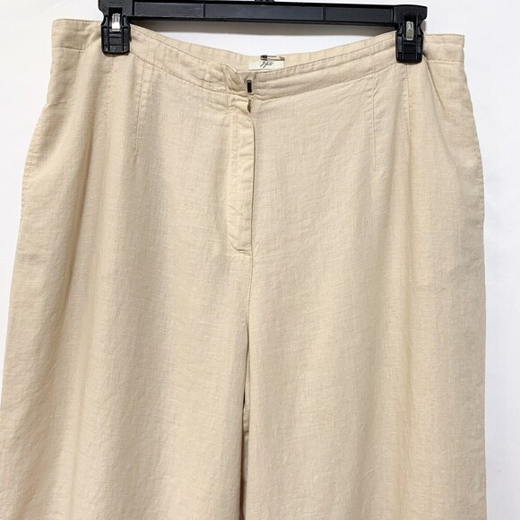 J. Jill Linen Cropped Wide Leg pants Size 18 - Picture 5 of 12